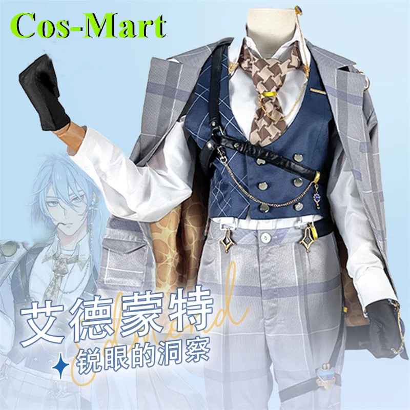 Cos-Mart Game Nu: Карнавальный костюм Эдмонда для косплея, достаточная миссия, боевая форма, платье, одежда для ролевых игр и вечеринок Cos-Mart Game Nu: Карнавальный костюм Эдмонда для косплея, достаточная миссия, боевая форма, платье, одежда для ролевых игр и вечеринок
