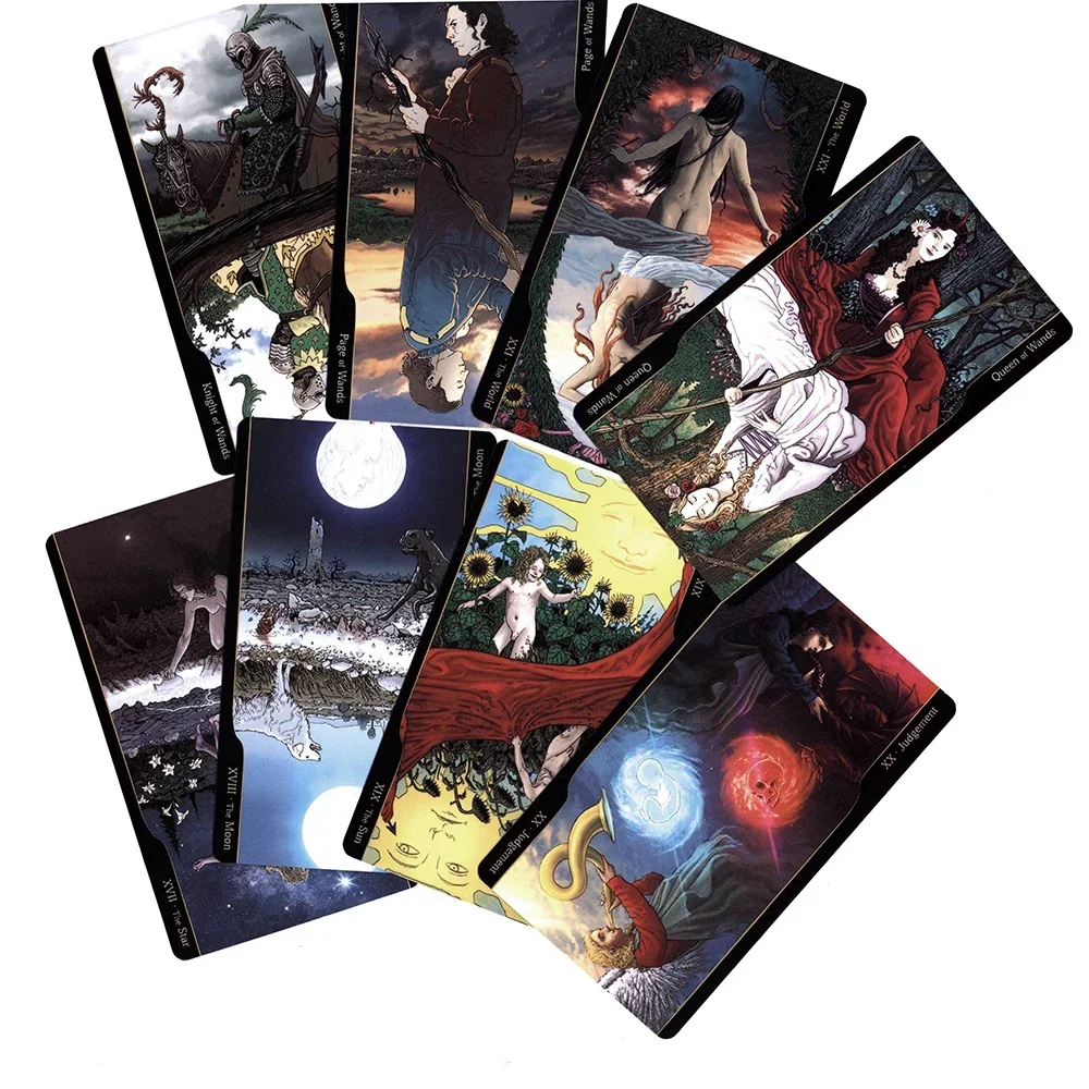 New Large size sturdy deck  Tarot Of Oppositions Tarot Cards with Guide Book  tarot Cards for Beginners.A 78-Card Deck