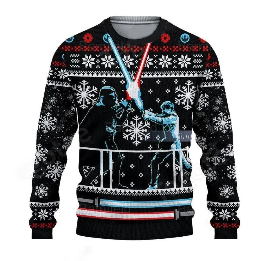 New World War New Year Hot Selling Christmas Ugly Sweater Fashion Street Christmas Gift Pullover For Men's and Women's Clothing