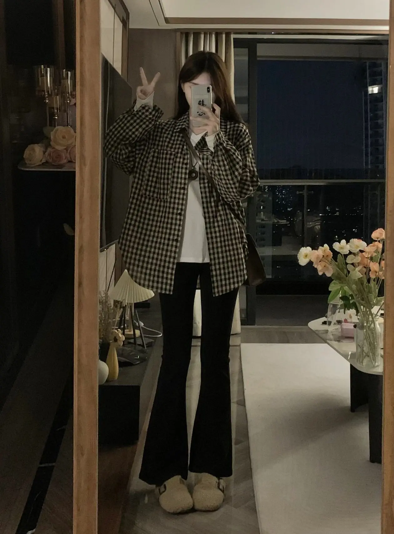 High Waist Bla Bell Bot Jeans Women's Elastic Slimming Long Trousers Trendy Cotton Stretch Denim Anti-Wrinkle Winter Fas...