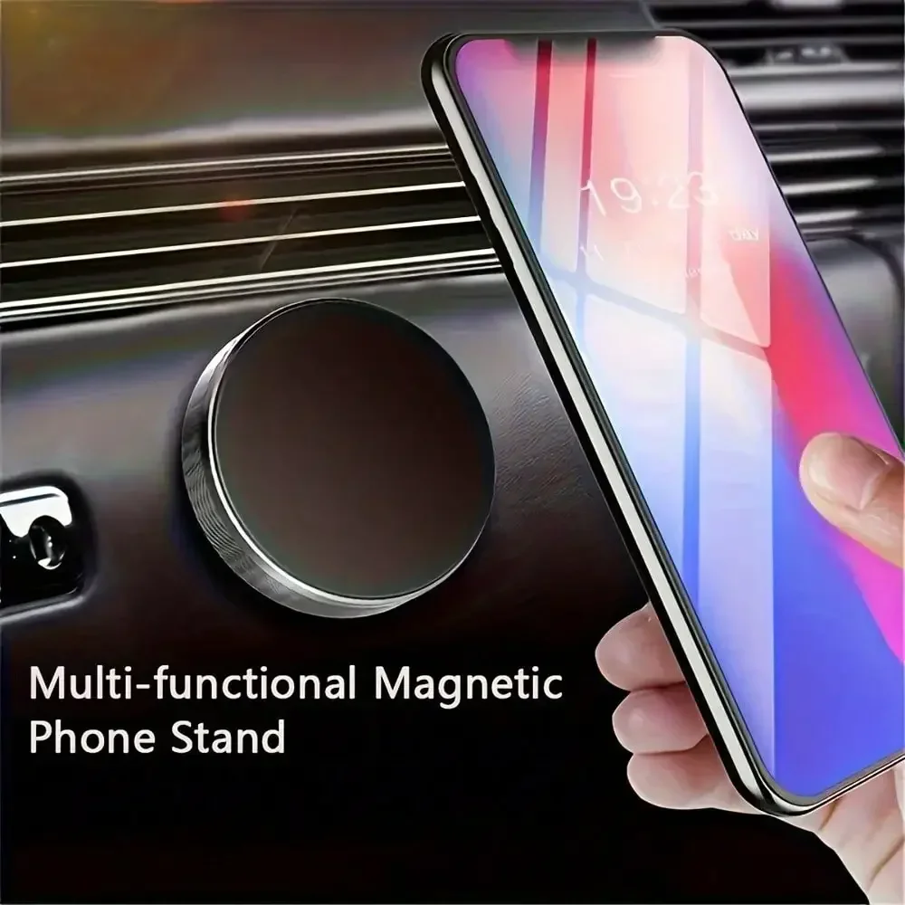 Mini Magnetic Suction Car Mount - Penyangga Ponsel Universal untuk Dashboard & Kaca Depan Mobil