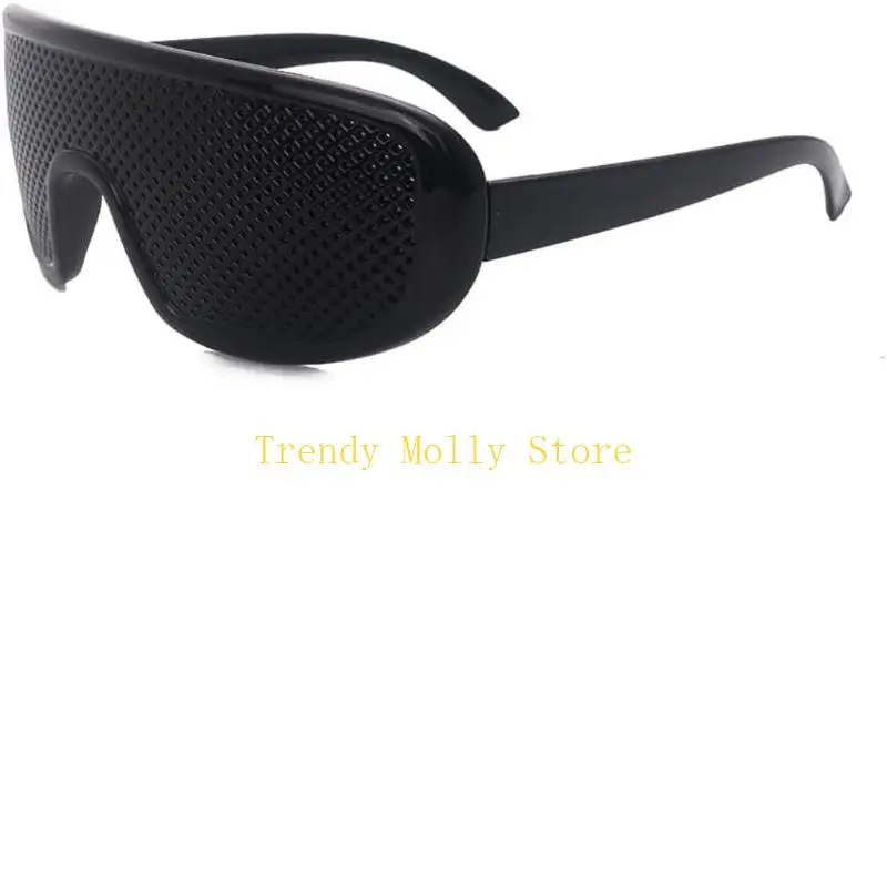 

N5KB Солнцезащитные очки большого размера для женщин и мужчин в стиле ретро, ​​линзы с небольшими отверстиями, элегантная легкая