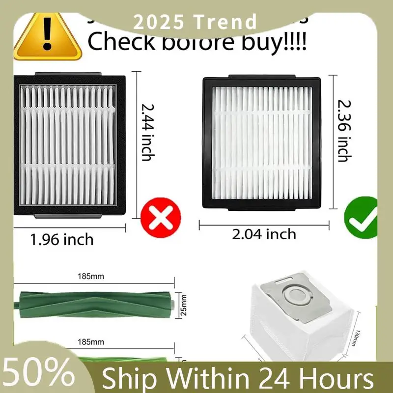 Irobot Roomba 콤보 J7 +/J7plus 로봇 진공 청소기 (전용), J7 용이 아닌 교체 용 예비 부품 액세서리 키트