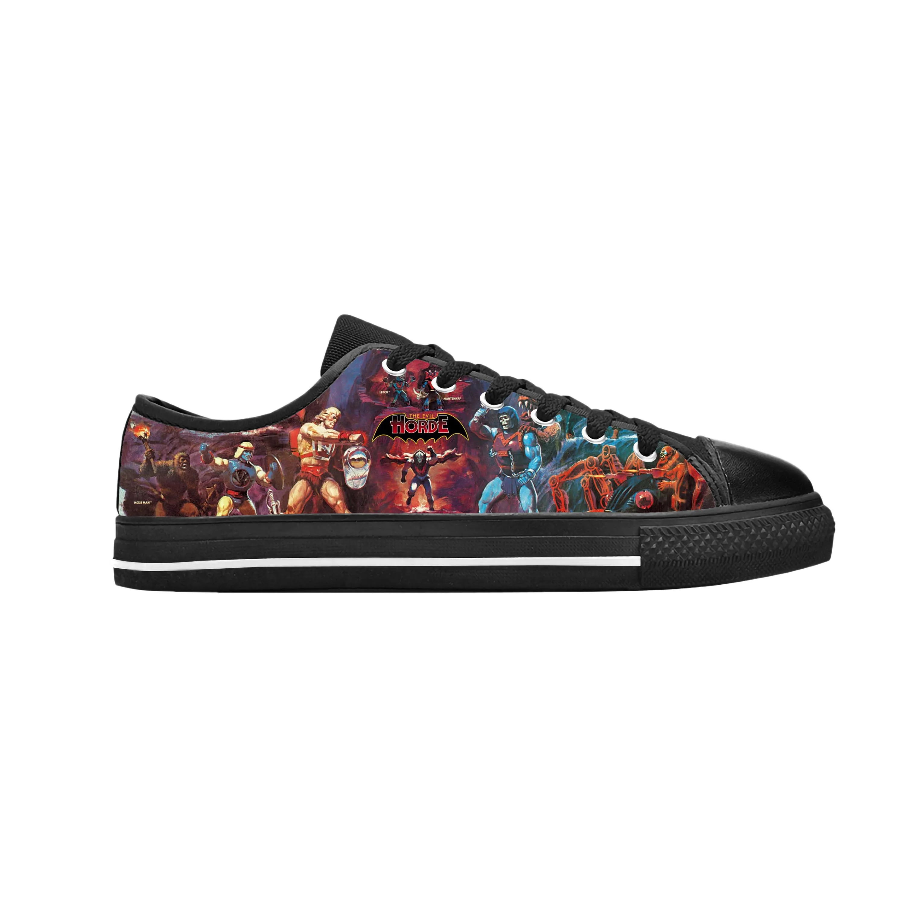 Hot He-Man He Man Masters Of The Universe Skeletor Casual Cloth Shoes Low Top Comfortable Breathable 3D Print Men Women Sneakers