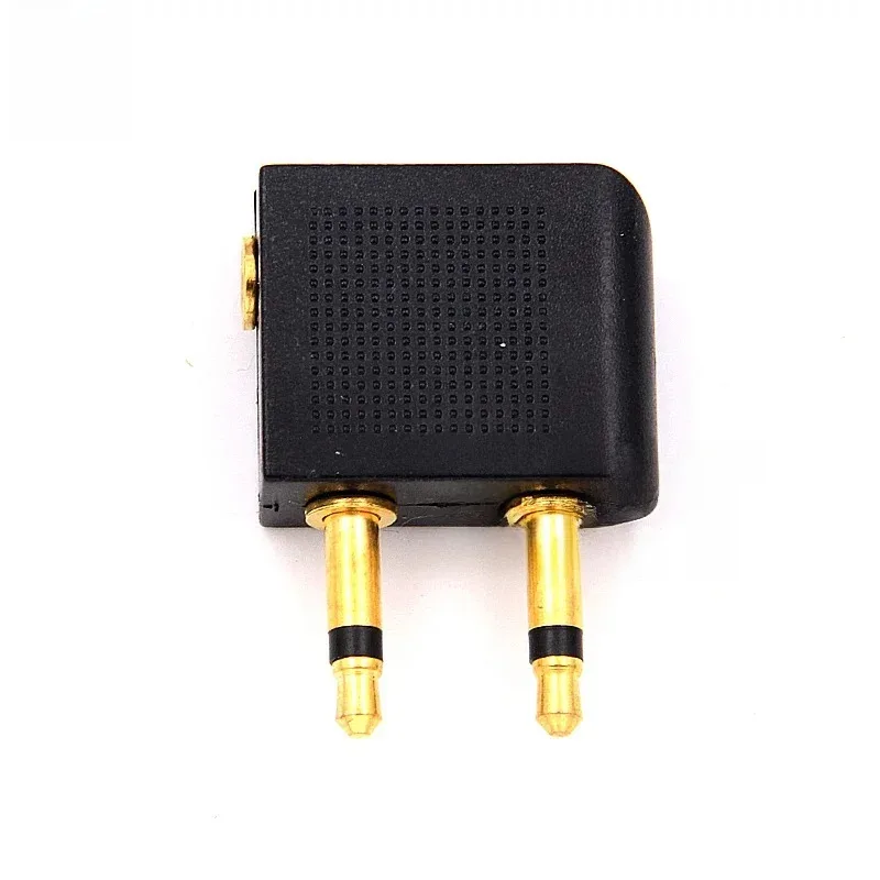 

Аудиоадаптер-переходник 3,5 мм для наушников/гарнитуры в самолете для авиаперелетов