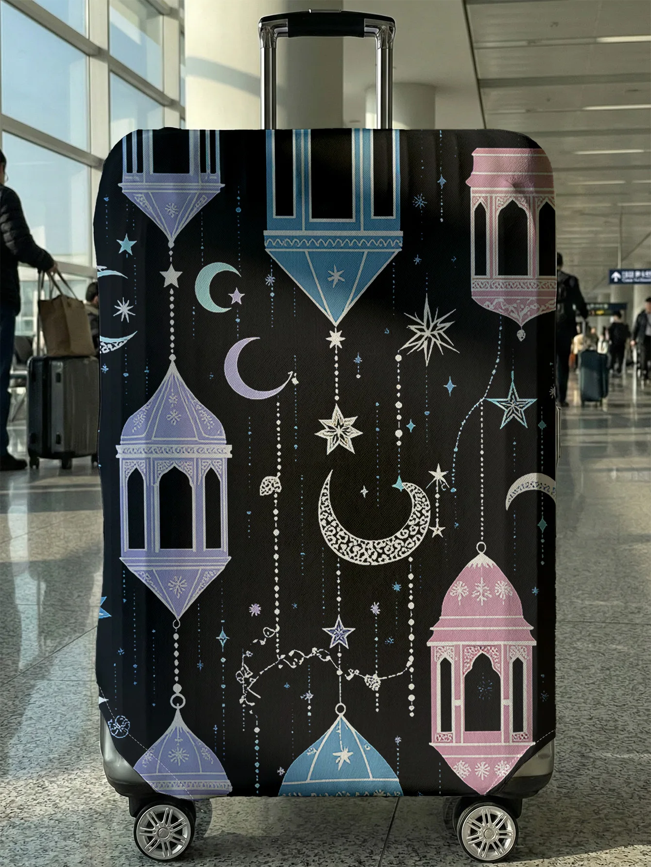 

Lantern Star Moon Luggage Protection Cover, suitable for 18-32 inch luggage covers, luggage handle gloves, travel accessories
