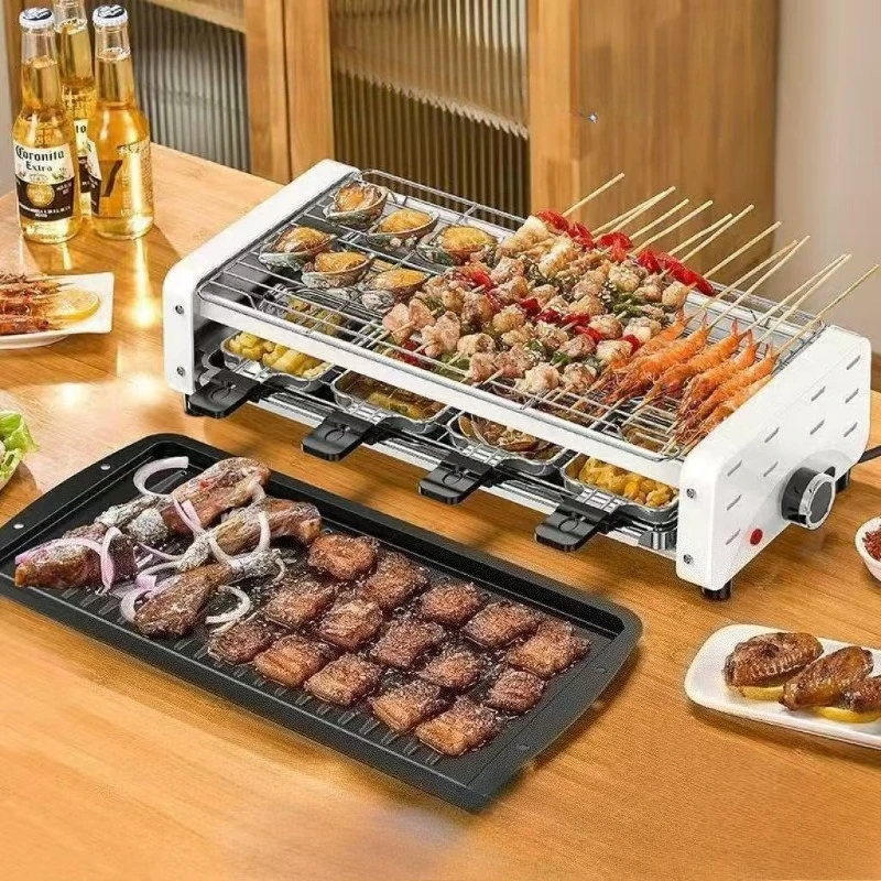 

Multifunctional electric oven light oil fume and high-power indoor barbecue plate electric grill
