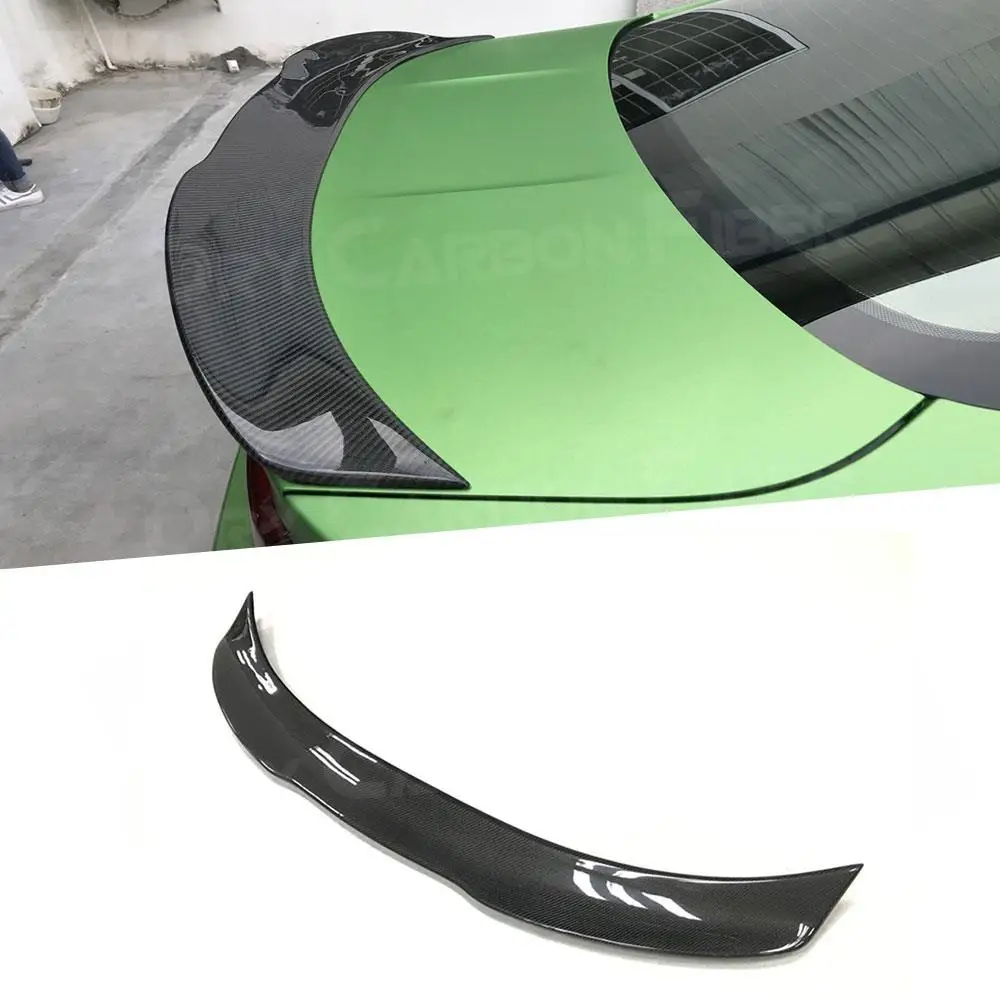 

Carbon Fiber Car Rear Spoiler Rear Wing Spoiler Lip Fits for BMW 4 Series F82 M4 Coupe 2 door 2014-2019 Rear Trunk Boot Lip