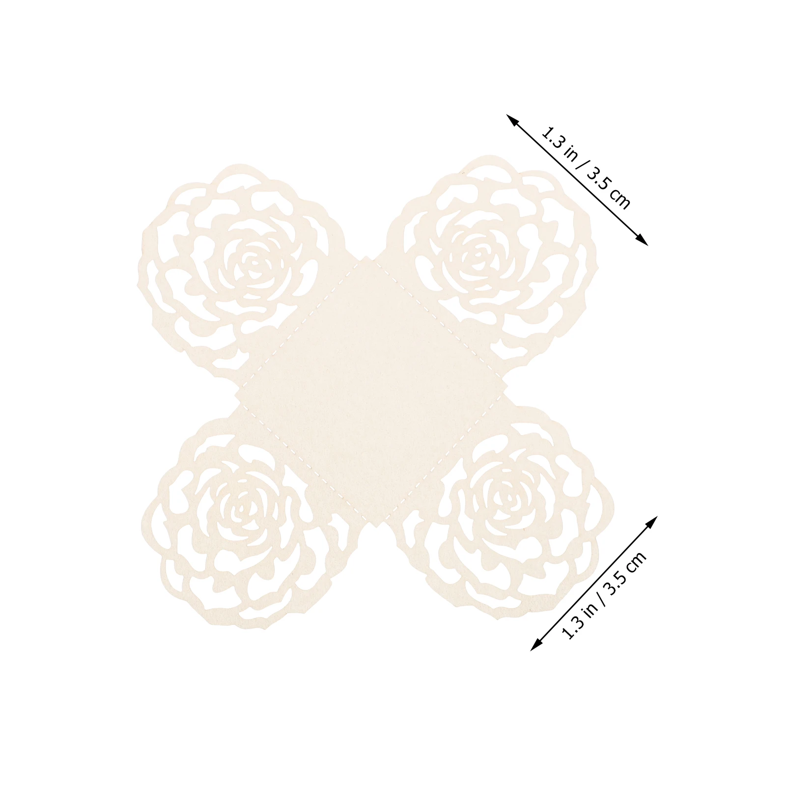 

50Pcs Paper Chocolate Wrappers with Hollow Flower Design Candy Cases for Party Favors Wedding Gift Packaging Tray