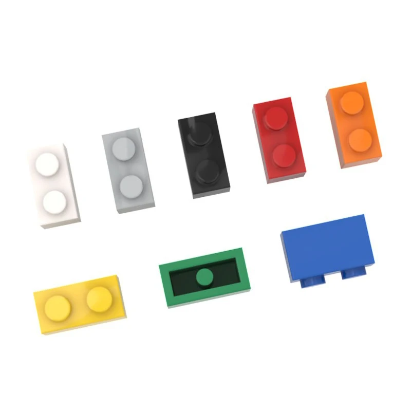 

10pcs 1x2 Bricks 3004 Classic Educational DIY Splicing Accessories Toy Building Blocks Compatible Assembles Particles