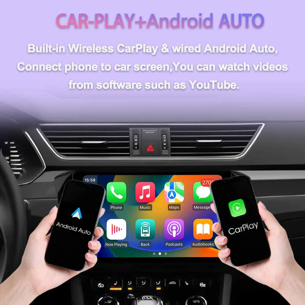 راديو السيارة السيارات Carplay الوسائط المتعددة مشغل فيديو راديو تلقائي لتحديد المواقع والملاحة الصوت ستيريو DSP لهوندا أكورا MDX YD2 2 II 2007-2013 #3