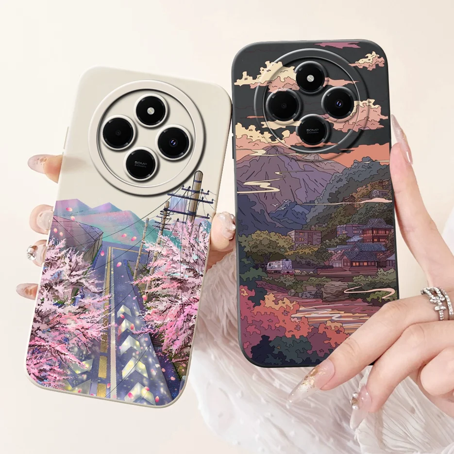 For Xiaomi Redmi 14C Case PocoC75 Cute Dinosaur Cartoon Cover Soft Silicone Phone Cases For Xiaomi Poco C75 C 75 Redmi14C Bumper