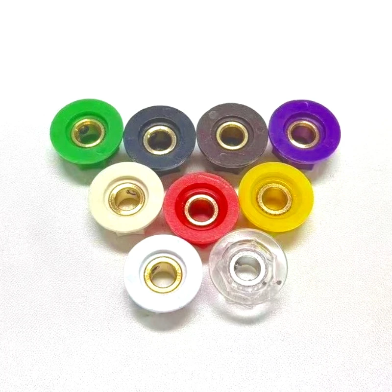 5pcs Guitar Effect Pedal AMPS Jazz Bass Skirted Plastic Control Knob image 4