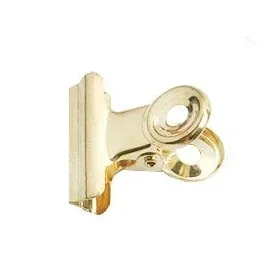 10PCS/Set 22mm Round Metal Grip Clips Ticket Paper Stationery Bulldog Spring Clip for Tags Bags Office Document Binder Clip