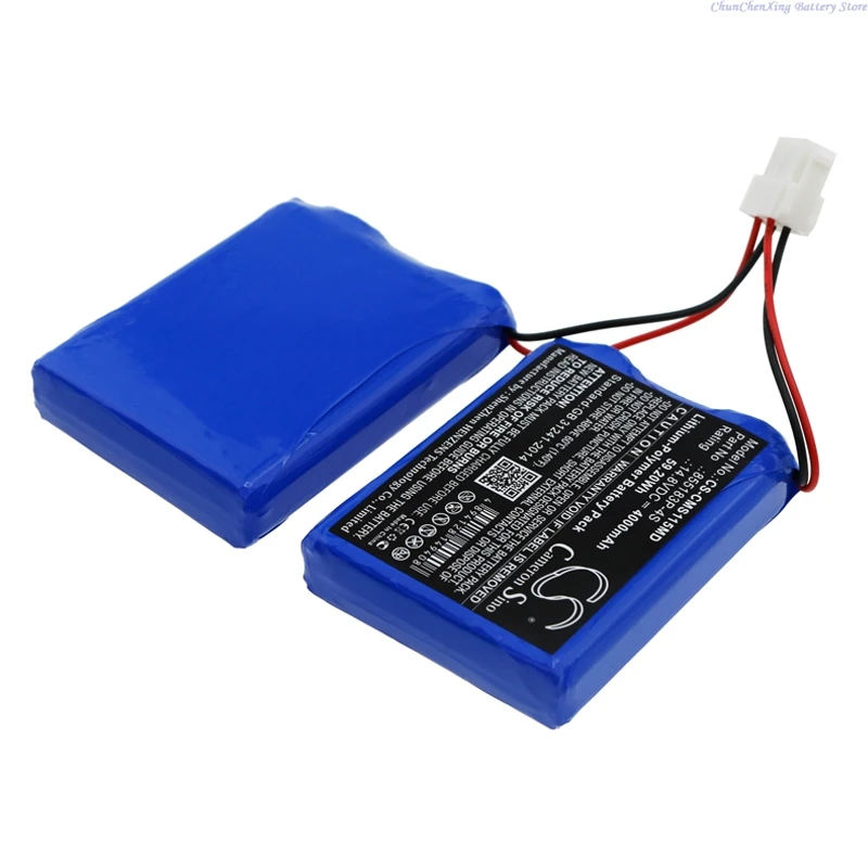 

Cameron Sino 14.8V 4000mAh replacement rechargeable Li-ion Medical Battery 855183P-4S for CONTEC / Kangtai ECG-1200, ECG-1200G