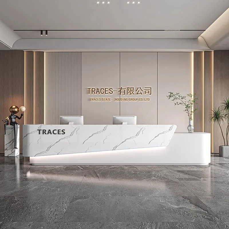 مكتب استقبال بسيط للشركة، مكتب خدمة ردهة الفندق، مكتب أمامي #2