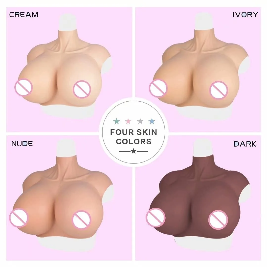 Z كأس الثدي وهمية الثدي سيليكون الثدي جولة الرقبة أشكال مثير الملابس الداخلية المواد الثدي كروسدرينج سحب الملكة المتحولين جنسيا تأثيري #6
