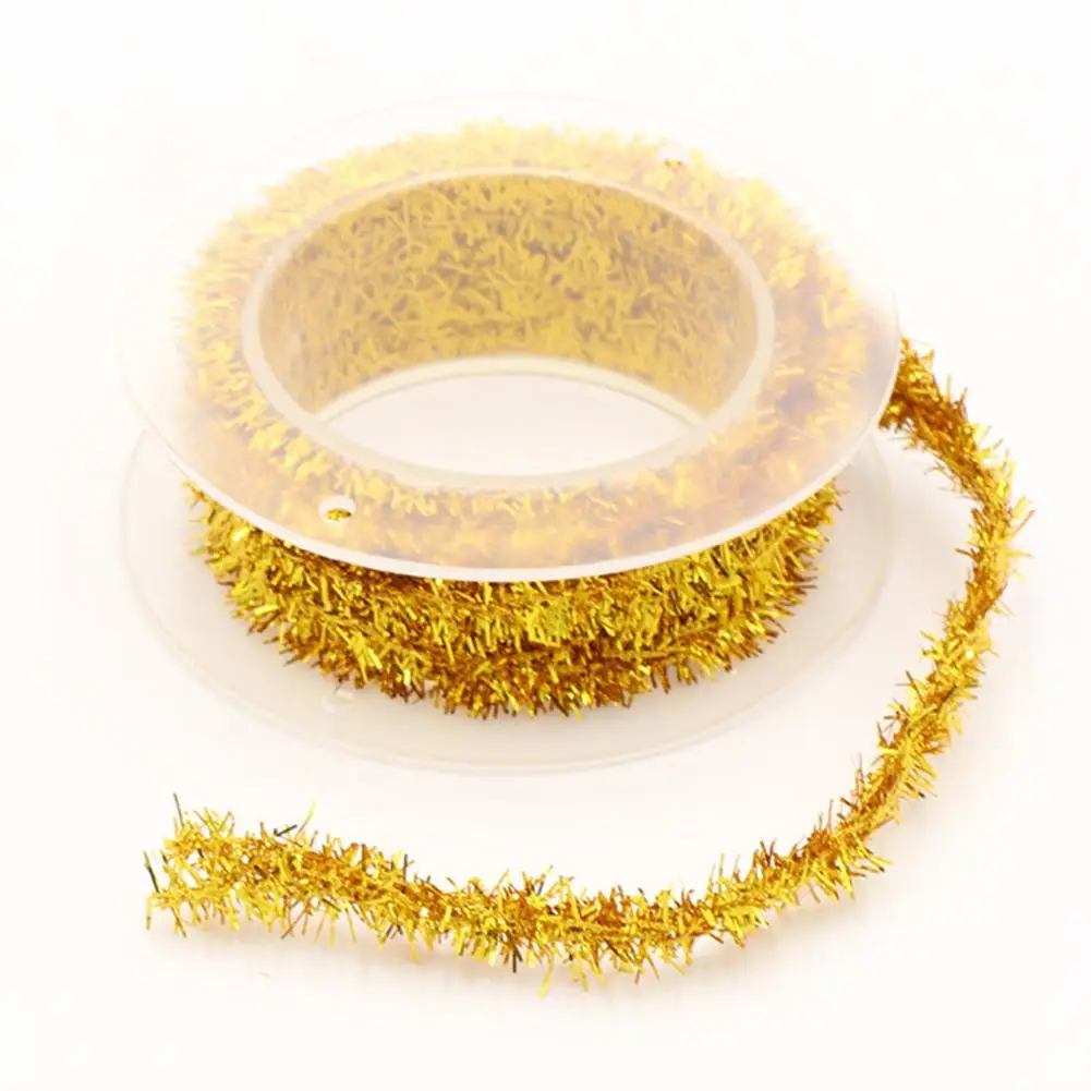 1.5m/roll Christmas Tree Decoration Metal Wire Color Tree Strip Holiday Decorative Family Diy Ribbon Supplies Christmas F6a4