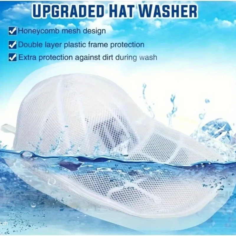 Hat Washer Cage Hats Cleaner, Hat Washer for Baseball Caps for Washing Machine or Dishwasher, Hat Cleaner for Baseball Cap