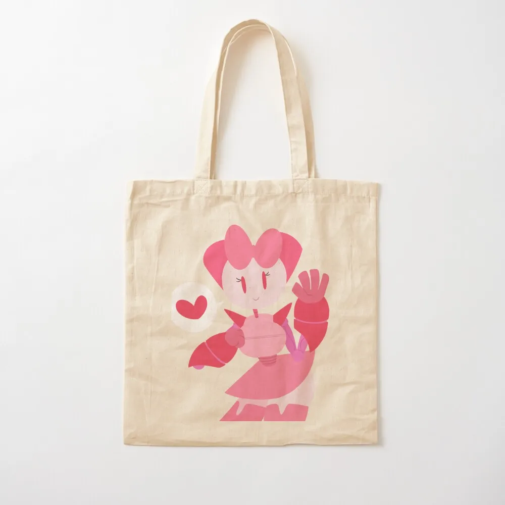 

Robot Boy - Robot Girl Tote Bag custom fabric bag bag for beach shoping