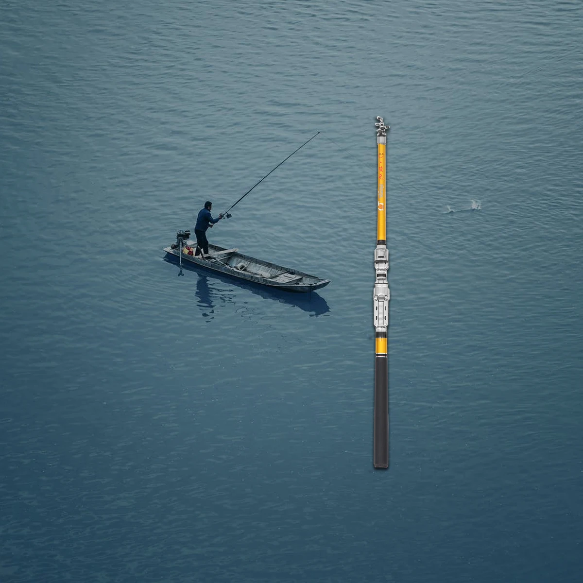 

Telescopic Rock Fishing Rod Folding Pole Saltwater Extendable Retractable Portable Lure Sea Rods