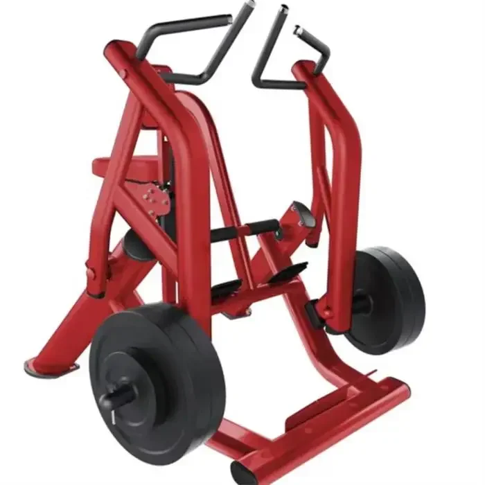 fitness gym equipment plate loaded low row machine for strength training