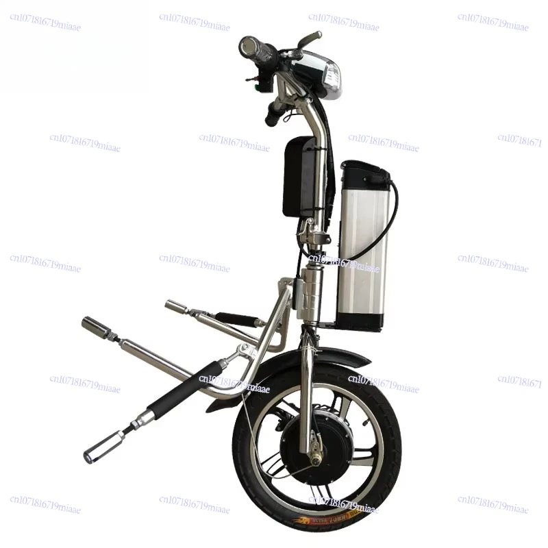 Cheap Hot Selling Wheelchair Trailer Sports Wheelchair Handbike 36V 350W Wheelchair Conversion Kit view 2