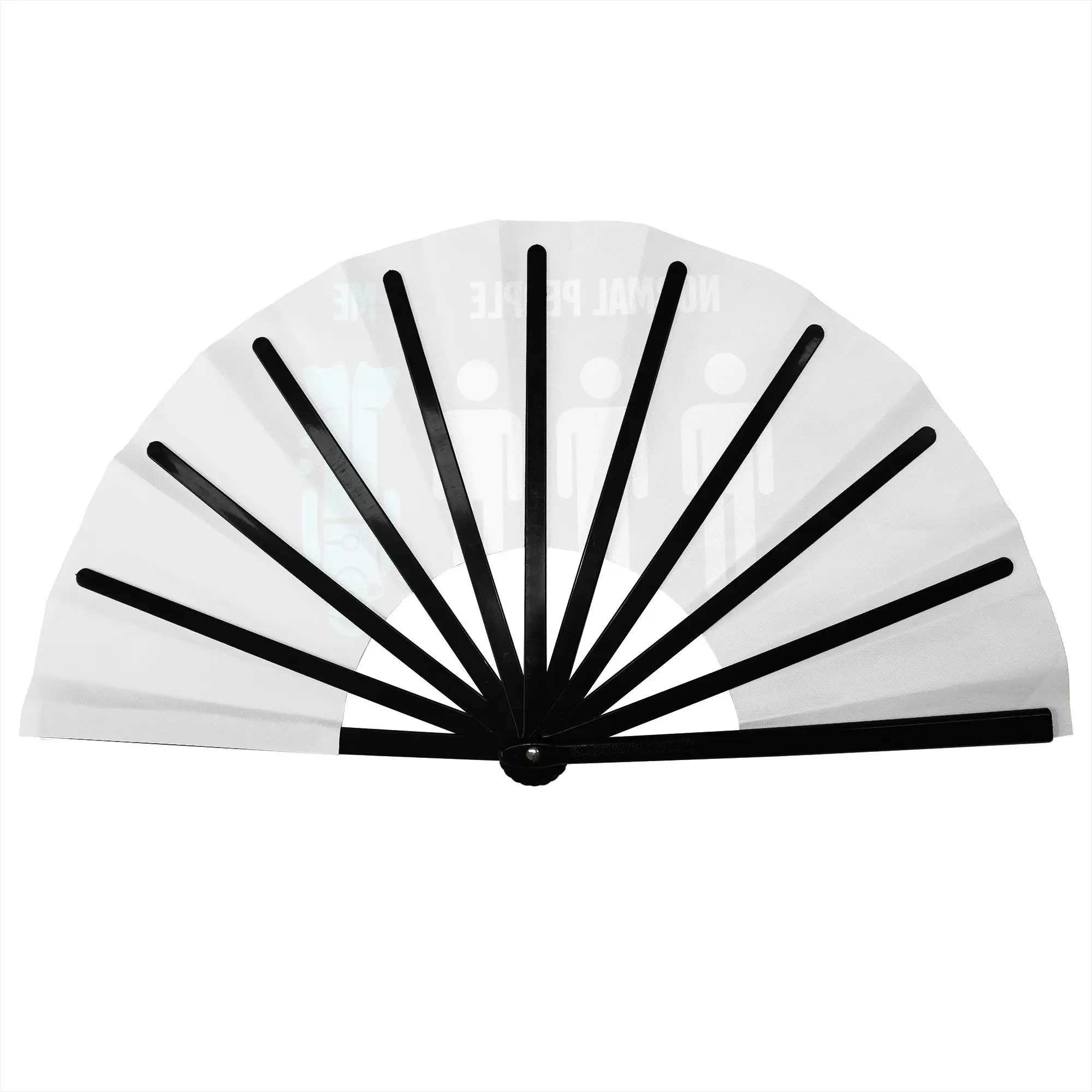 Normal People Scuba Diving Hand Fan Promotional Gift Party Dive Divers Durable Folding Fans Unique Bulk Pack Fan