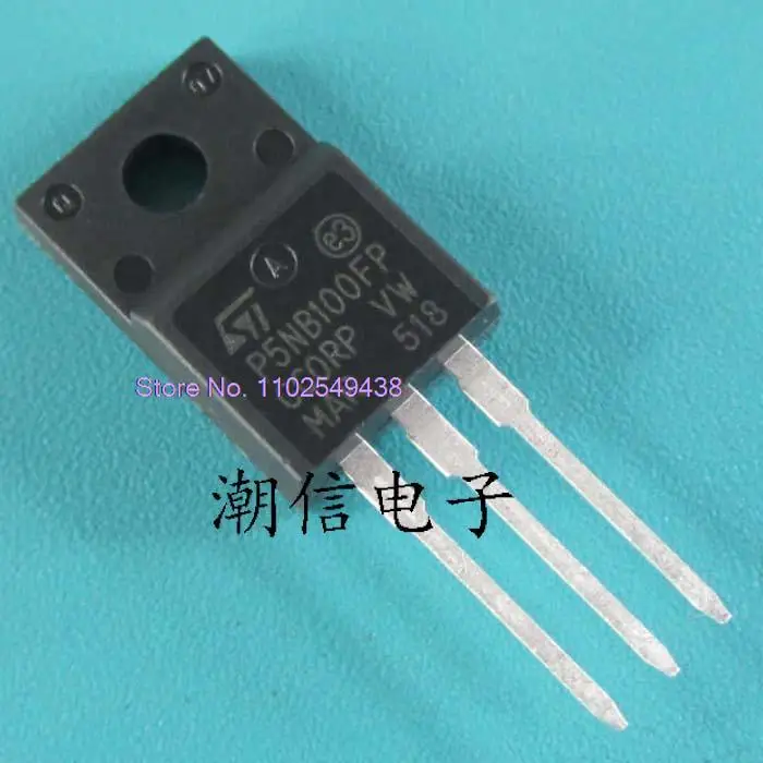 

10PCS/LOT P5NB100FP STP5NB100FP 5A1000V in stock