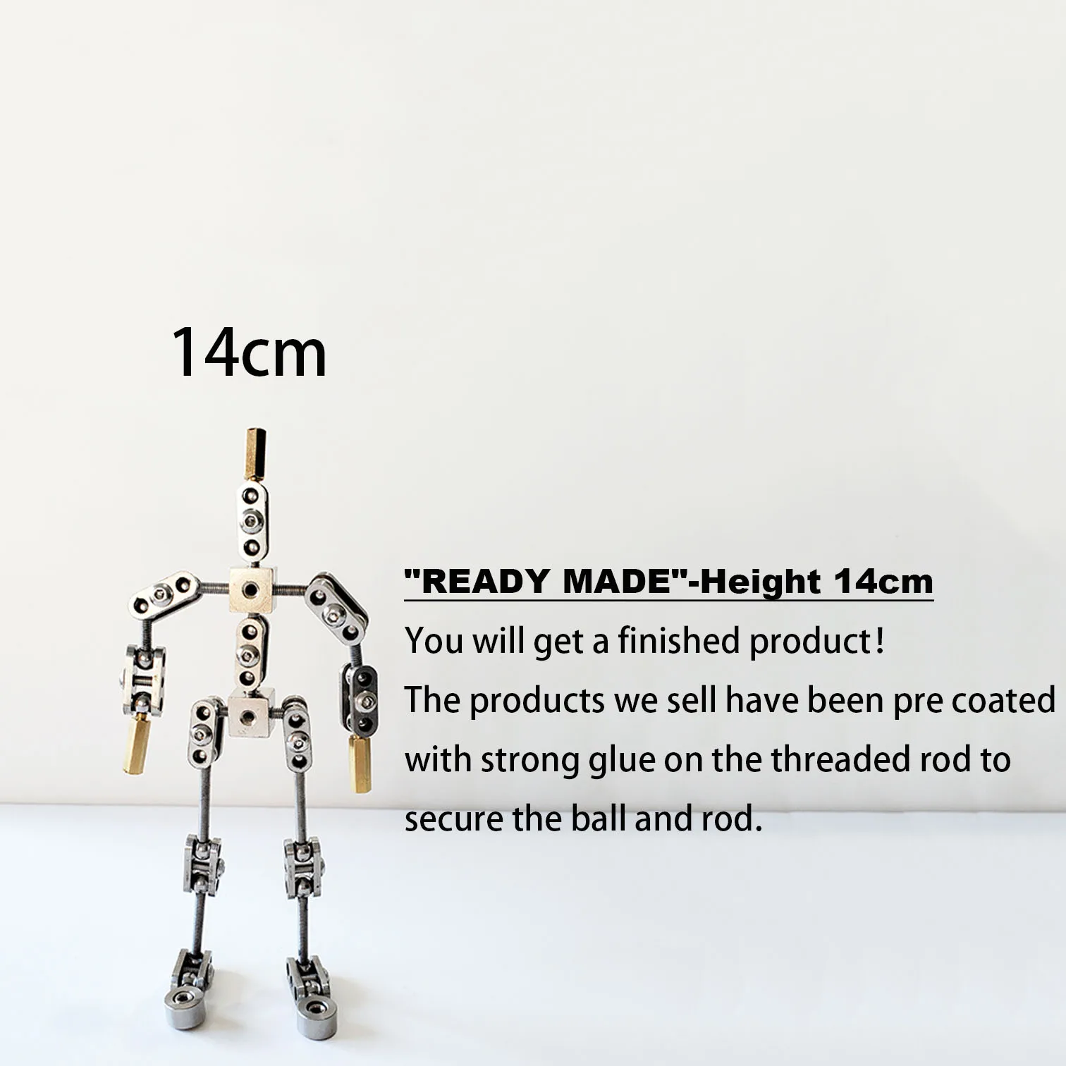 Kit D'armature Stop Motion 18 Mm – Squelette Articulé Métal – DIY Animation – Débutant Et Pro