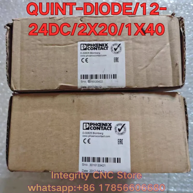 

New QUINT-DIODE/12-24DC/2X20/1X40 PLC module 2320157