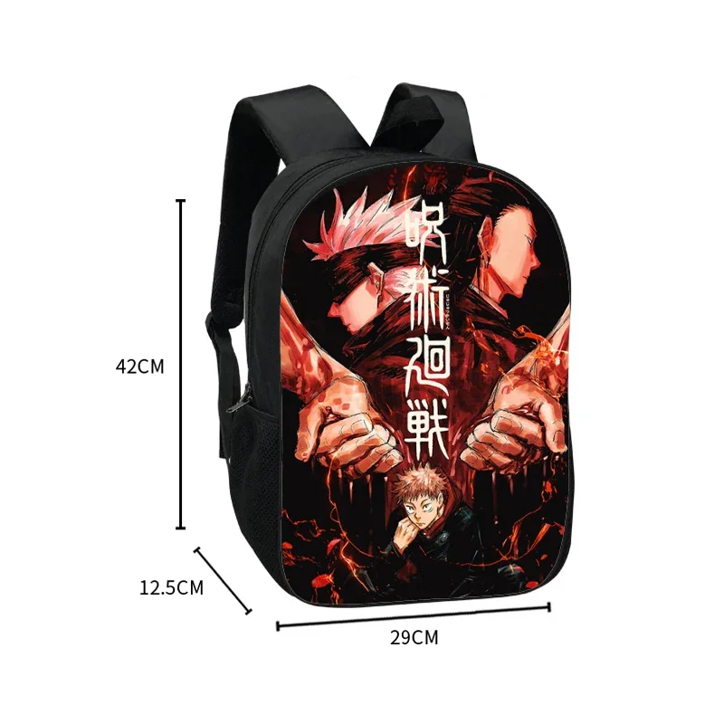 Anime Jujutsu Kaisen Backpack For 6-18 Years Old Children School Bag Gojo Satoru Yuji Itadori Book Bag Student Gift