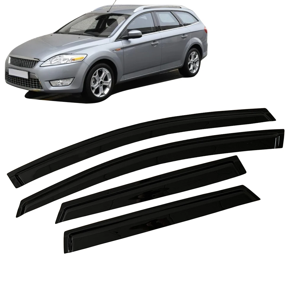 Window Visor for FORD MONDEO CD345 2007 2008 2009 2010 2011 2012 2013 COMBI Weathershied Door Visor Wind Sun Rain Guards Side