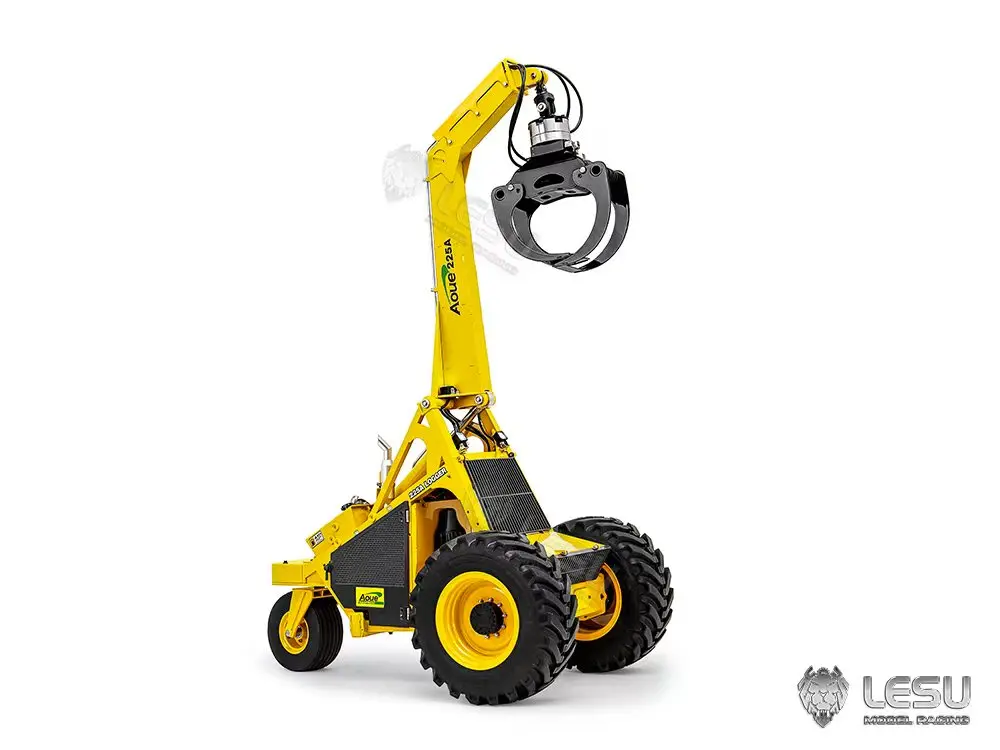 

Toys New LESU 1/14 225A RC Hydraulic Logger AOUE Crank Boom 3-wheel Timber Logging Equipment Radio Control Car Hobby Vehicle