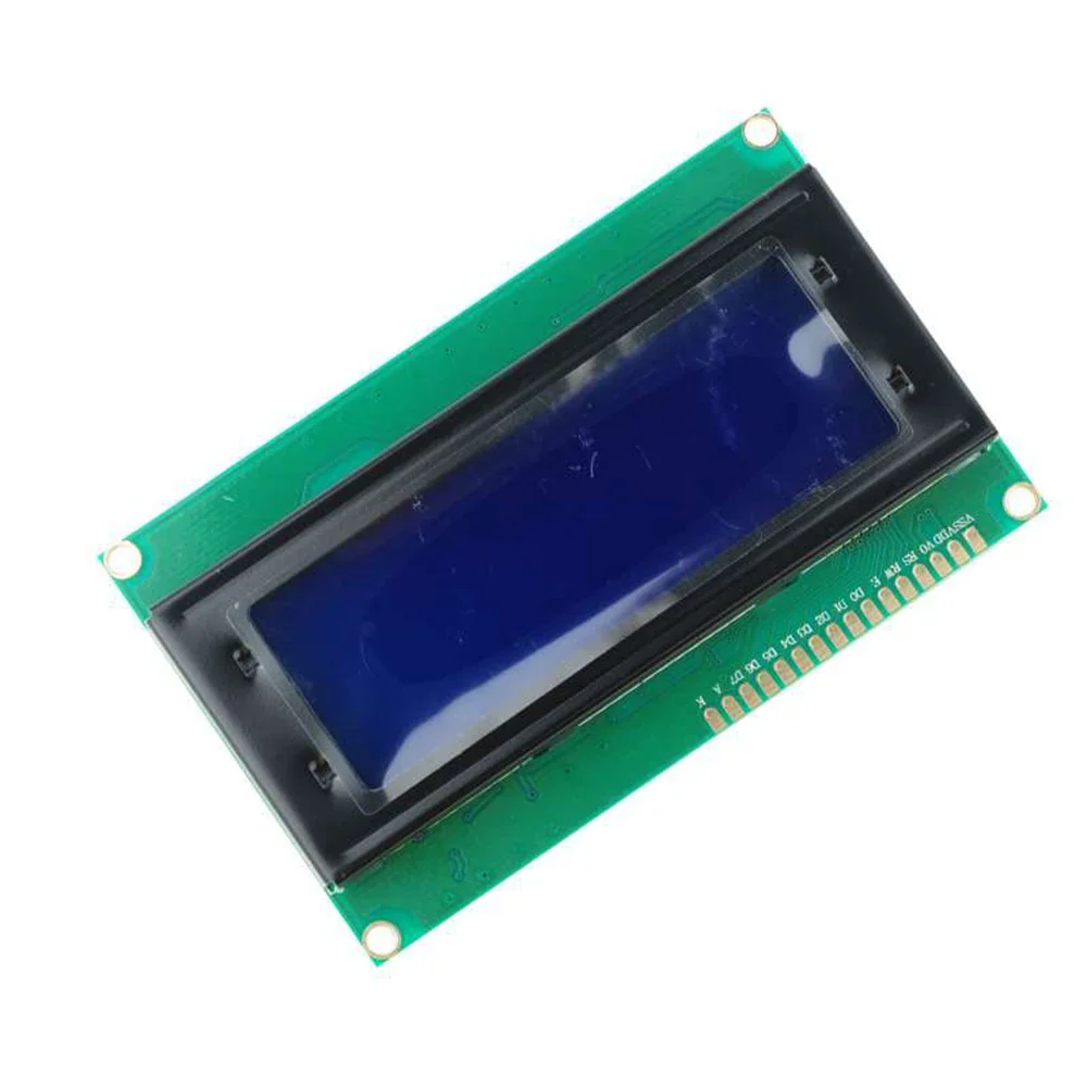 2004 LCD Display Module 20x4 Character Blue Backlight 5V AIP31066 Controller Compatible with Arduino Board Home Office Setup
