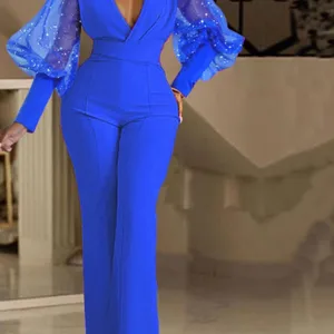 Elegantes Frauenbüro und Overall, Hochzeits -Overall, Bodycon -Pailletten, Langarm, Party -Overalls, Club, 2023 10 Hauptverkaufs -Pailletten -Overalls - №10