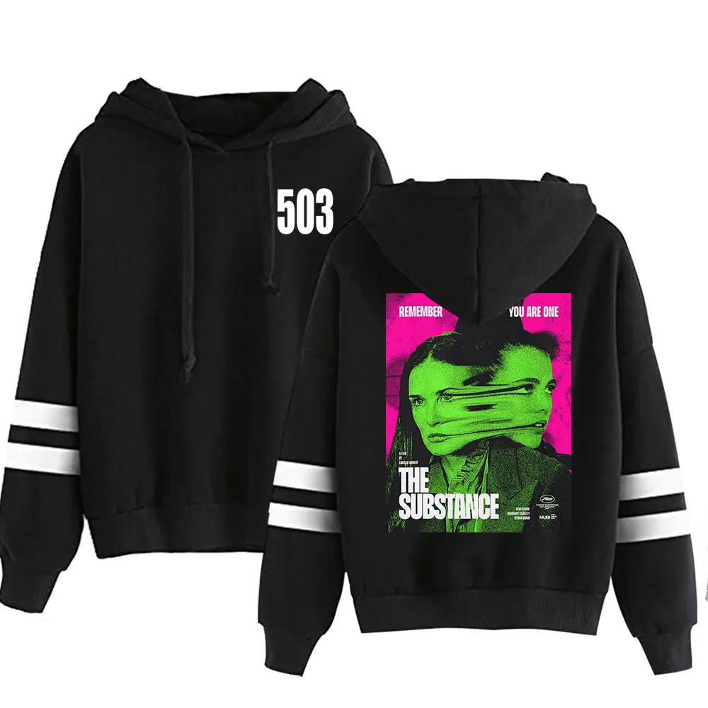 The Substance 2024 Movie Monstro Elisasue Vintage 90s Merch Pullover Hoodie Merch Fashion Hoodie Sweatshirt Pullover Tracksuit