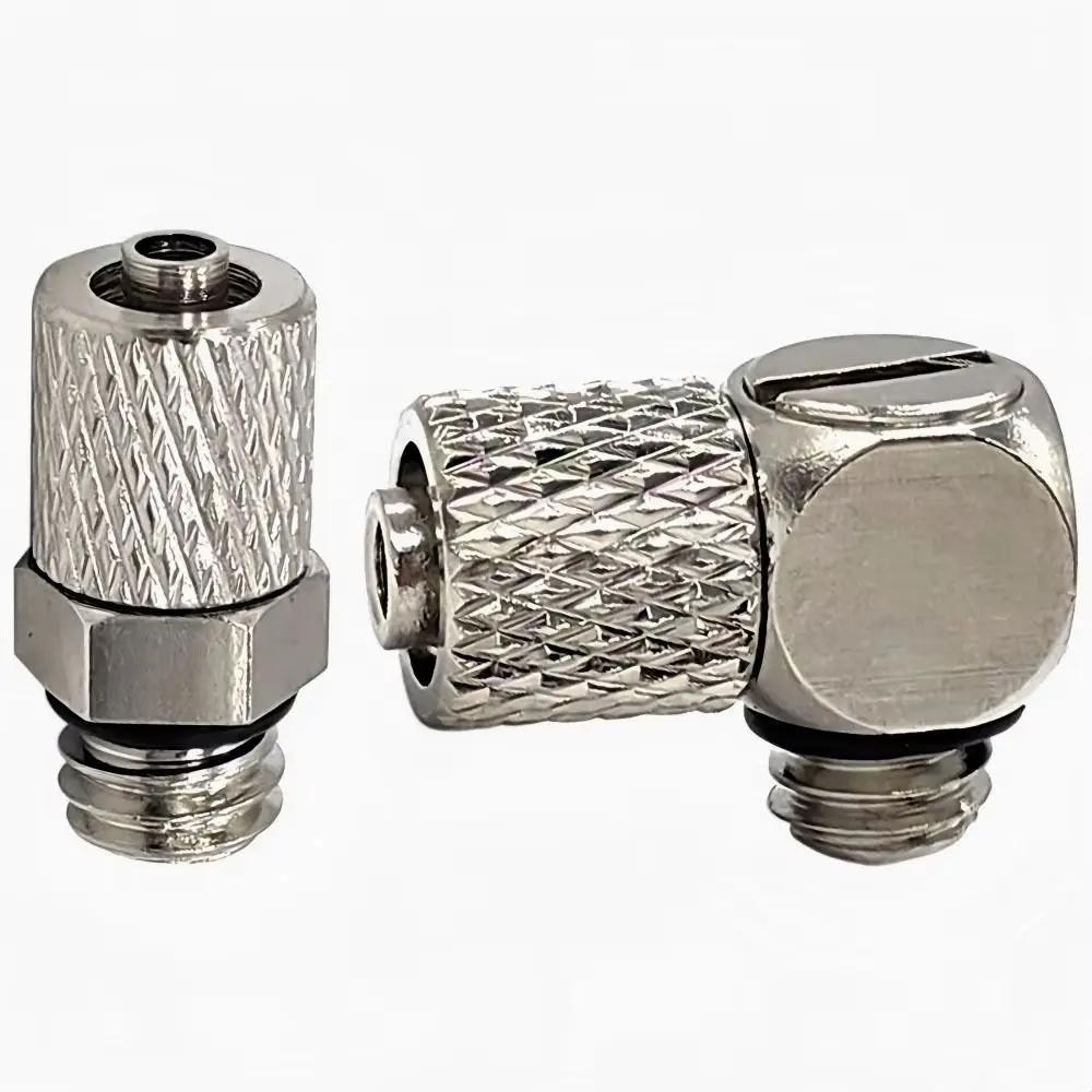 10Pcs Male Thread Micro Quick Twist Joint 3mm 4mm 6mm OD PL/PC Pneumatic Pipe Connector Screw Through Mini Air Tube Connector