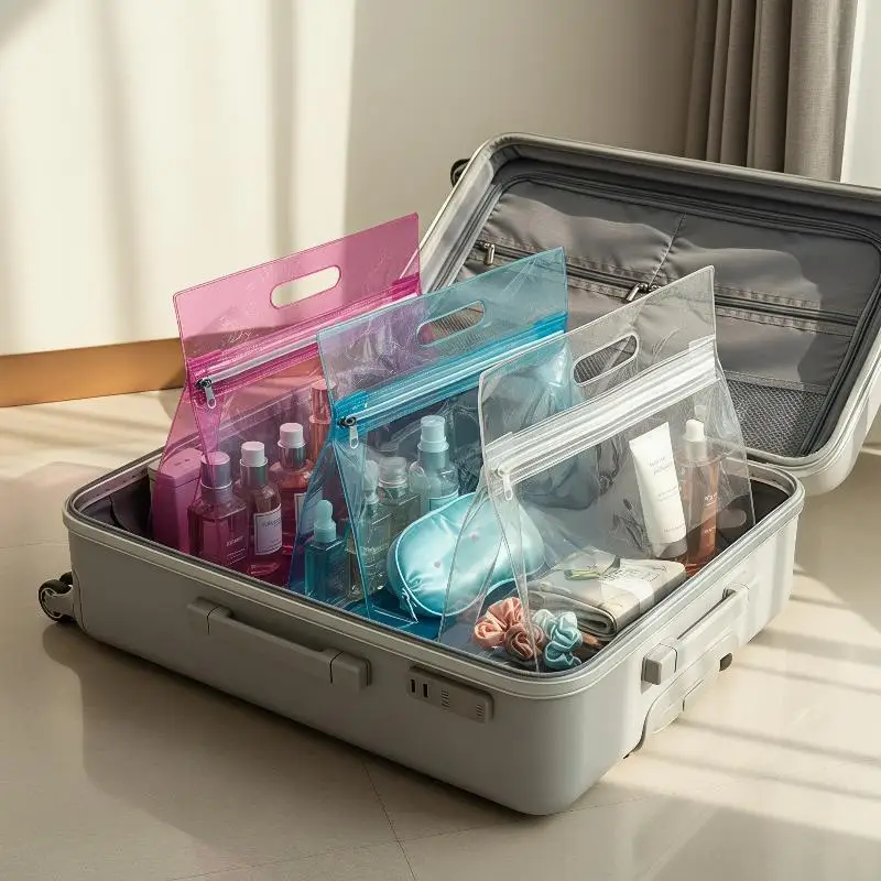 Tragbare EVA-Organizer-Tasche mit Nass-Trocken-Trennung, wasserdichter Reißverschlussbeutel für Schwimmen, Reisen, Fitnessstudio, Workout – Detail 3