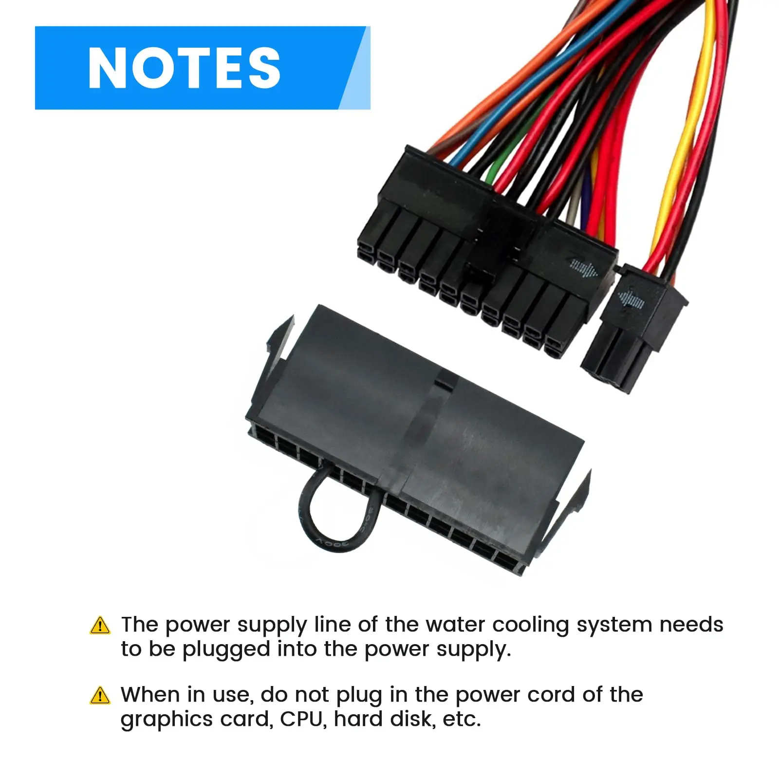 24-Pin ATX Power Supply Jumper Bridge Tool PSU Test Starter Without Being Plugged Into The Motherboard