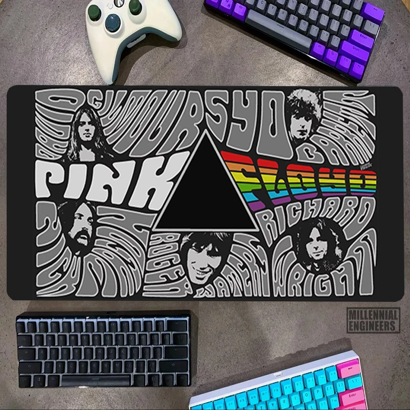 

F-Floyd Hot Band P-Pink Mouse Pad Mousepad Gamer Office Accessories Gaming Mats Desk Mat Keyboard Big Mousepepad Extended Large