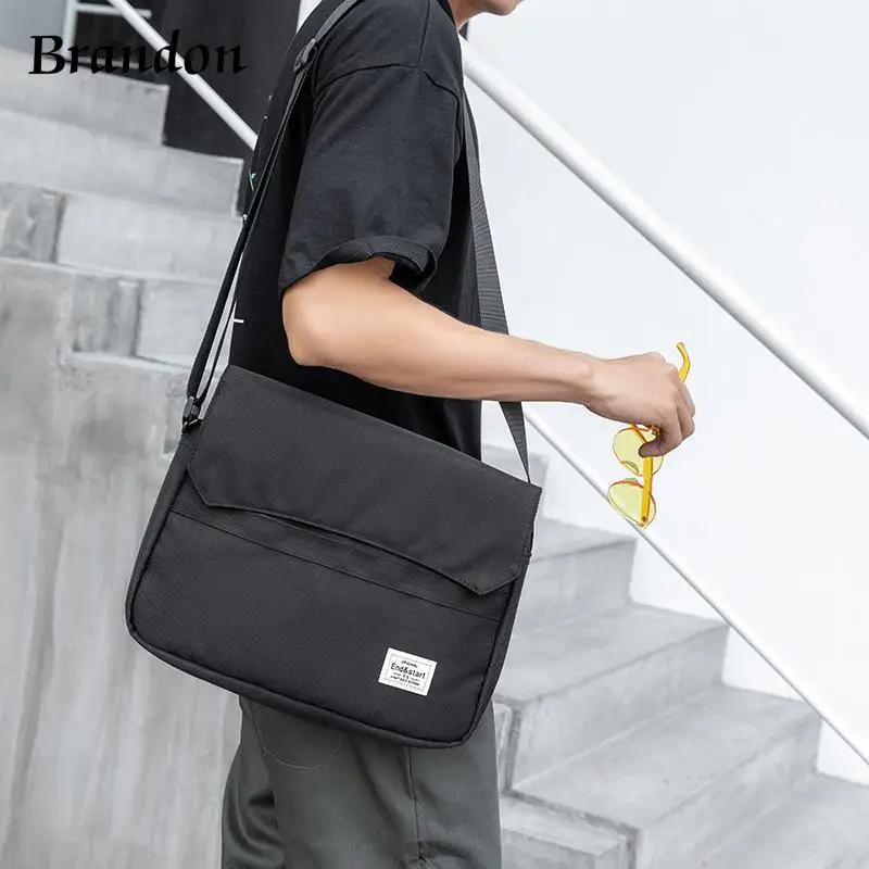 

Fashionable men's high-end sense large capacity practical shoulder bag casual sports simple and niche crossbody bag