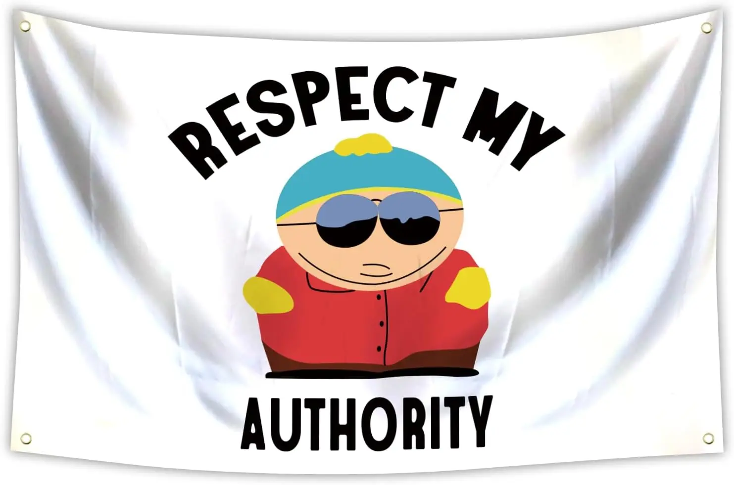 3X5 Feet Respect My Authority Flag Banner For Home Fraternities Man Cave Room Decor
