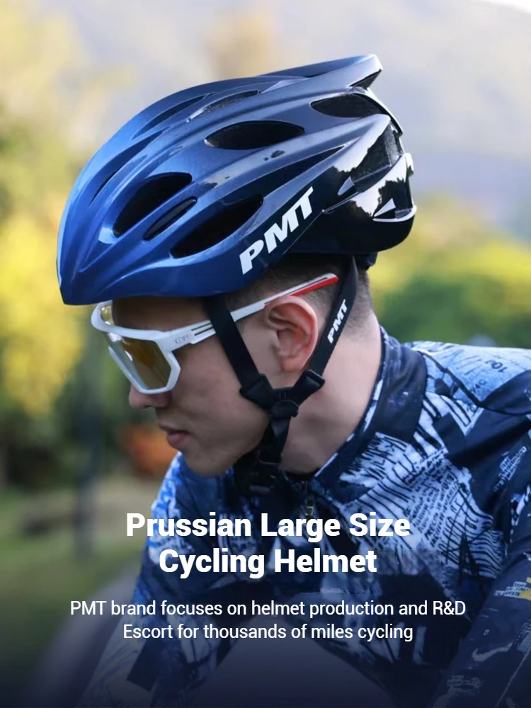 

PMT Prussia XL Bike Helmet for Men - Large Size Aerodynamic Road Cycling Helmet, Breathable MTB Mountain Bicycle Helmet