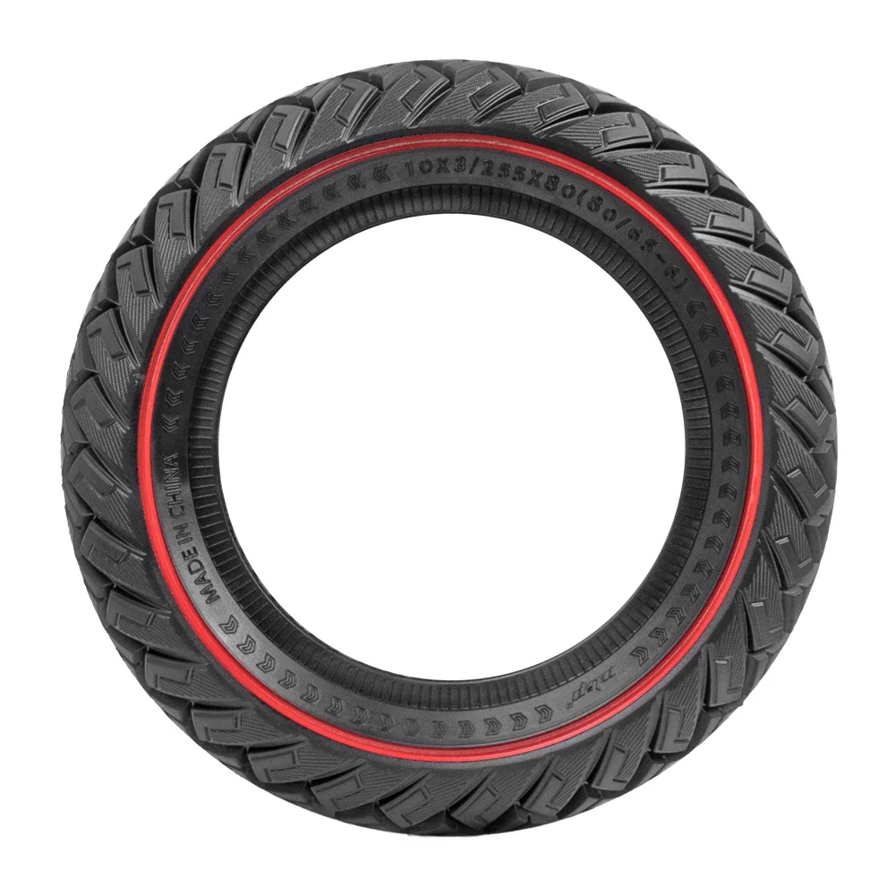 Electric Scooter 10*3/255*80(80/65-6)Off-road Solid Tire Explosion-proof for KUGOO M4 Pro/VSETT10+/Zero 10X/Kaabo Parts