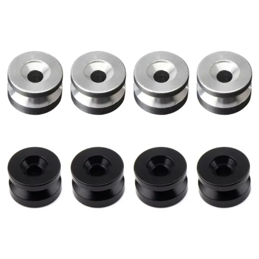 1SET Universal Motorcycle Rear Luggage  Tail Top Box Helmet Trunk Bracket Base Plate Bushing Pad Buckle Spacers