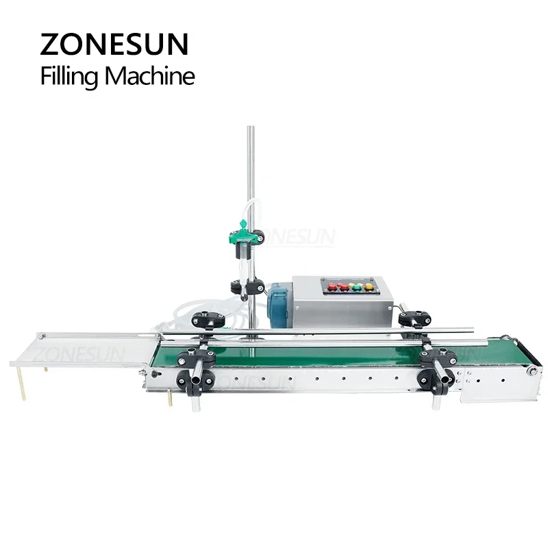 ZONESUN آلة تعبئة صغيرة ذكية السائل قطرات العين عينة حشو زجاجة مضخة تمعجية