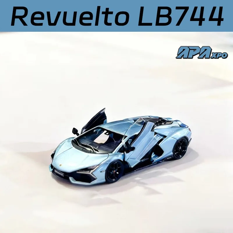 HH Toys 1/64 Revuelto LB744 APAxpo véhicule à moteur en alliage modèles moulés sous pression voiture jouets Collection cadeaux de noël pour garçon