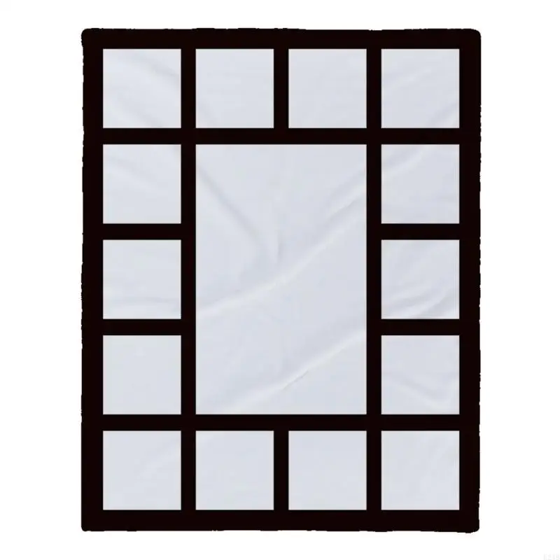Sublimation Blank Throw Blanket for Heat Press DIY Baby Blankets Polyester