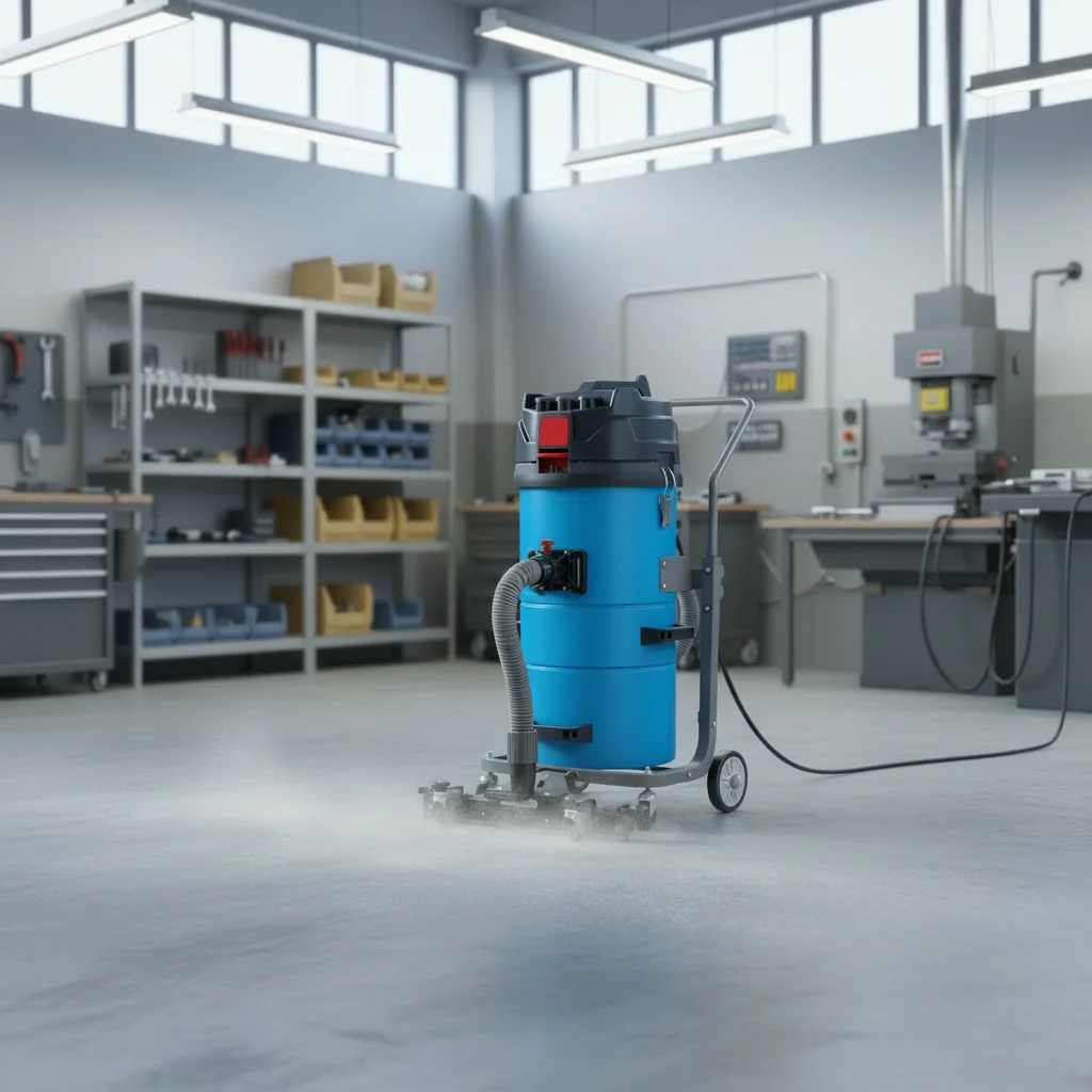 

TJ5400FP 5400W Industrial Wet Dry Vacuum Cleaner 80L Stainless Steel 25000cm² Filtration Heavy Duty Construction Use